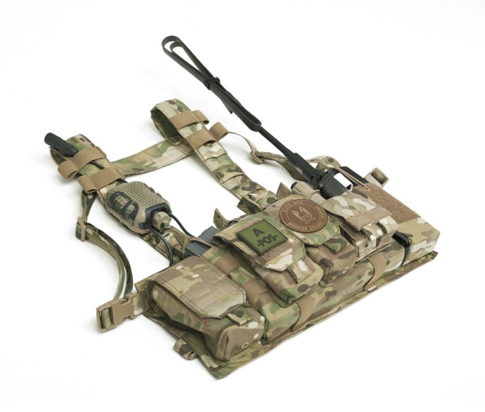 Low Profile Chest Rig A-TACS FG Warrior Assault Systems