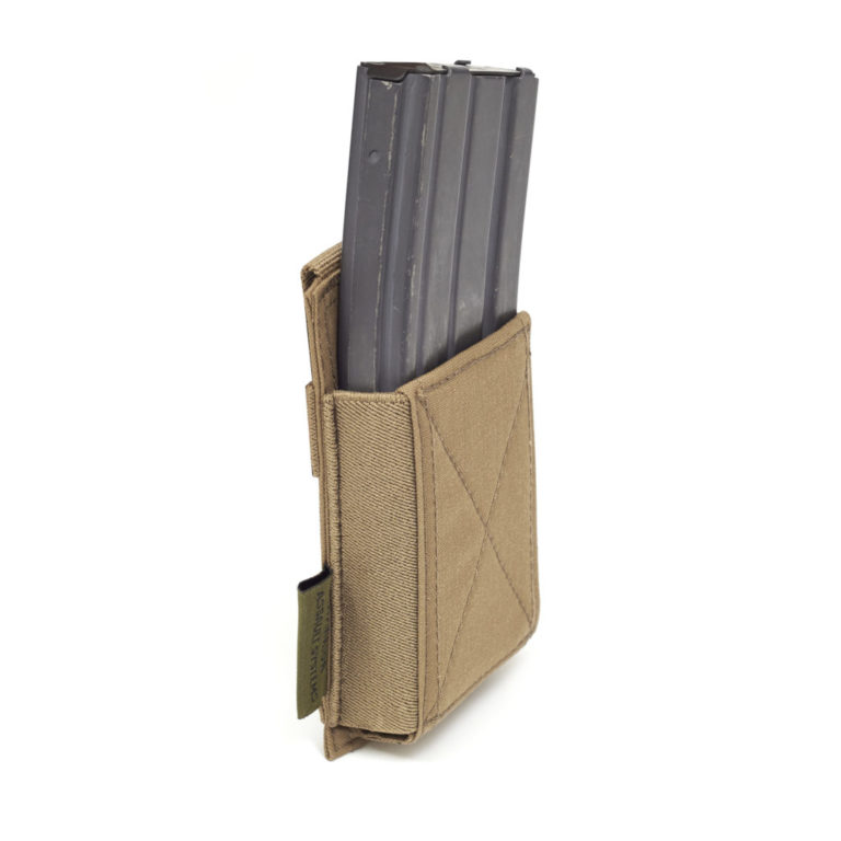 Single Elastic Mag Pouch Coyote Tan | Warrior Assault Systems