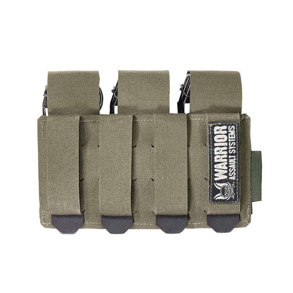 Triple 40mm Flash Bang Pouch – Ranger Green | Warrior Assault Systems